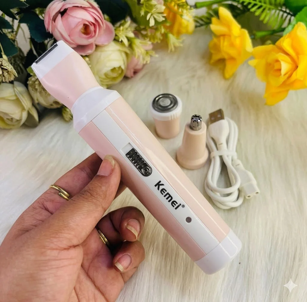 Kemei 4-in-1 Professional Women’s Grooming Kit – Smooth & Painless