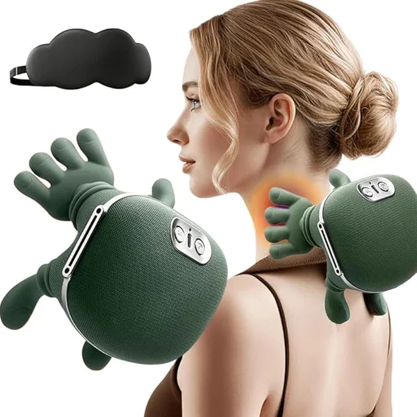 Portable Shoulder & Neck Massager – Hand-Shaped Kneading Design
