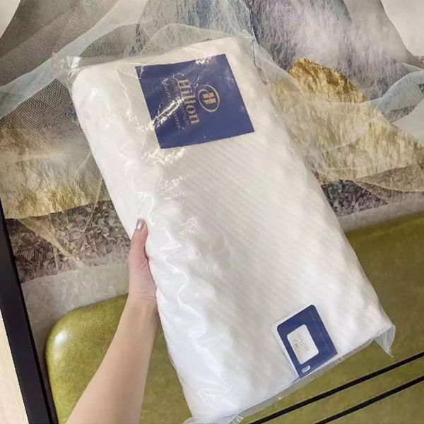 Hilton Latex Pillow. Luxury Hotel & High Density Memory Cotton | Vacuum Packed