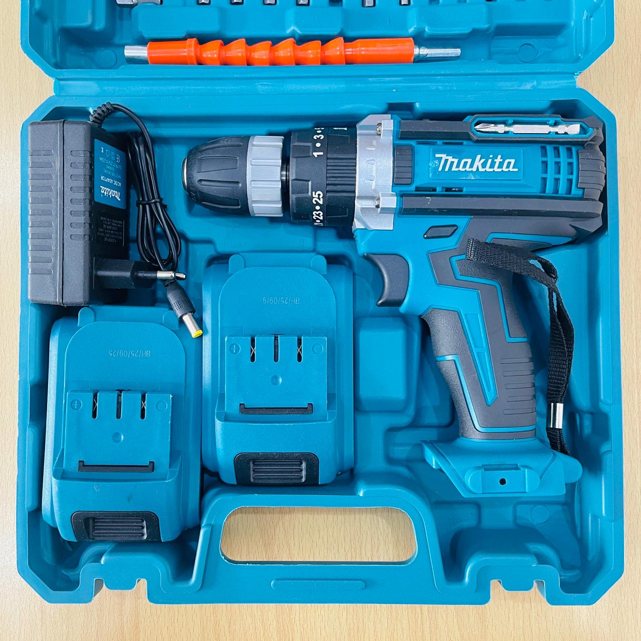 Makita 48V Cordless Li-ion Drill Machine Kit (2 Batteries + Full Accessories)