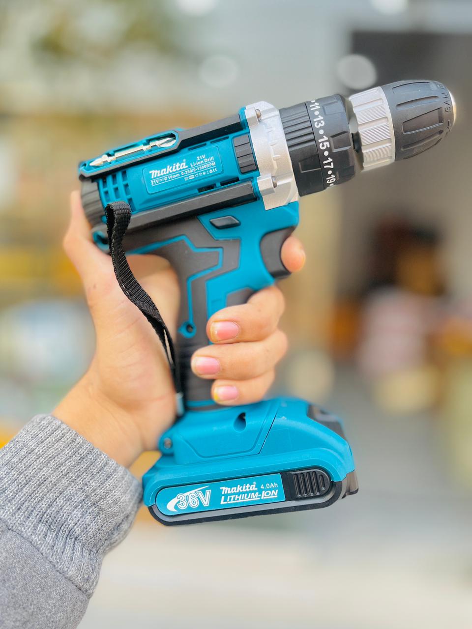 Makita 48V Cordless Li-ion Drill Machine Kit (2 Batteries + Full Accessories)