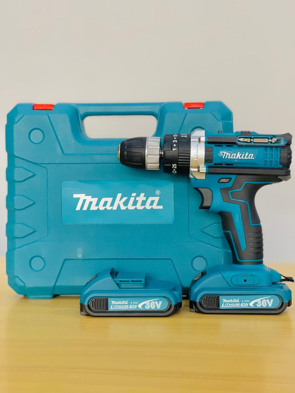 Makita 48V Cordless Li-ion Drill Machine Kit (2 Batteries + Full Accessories)