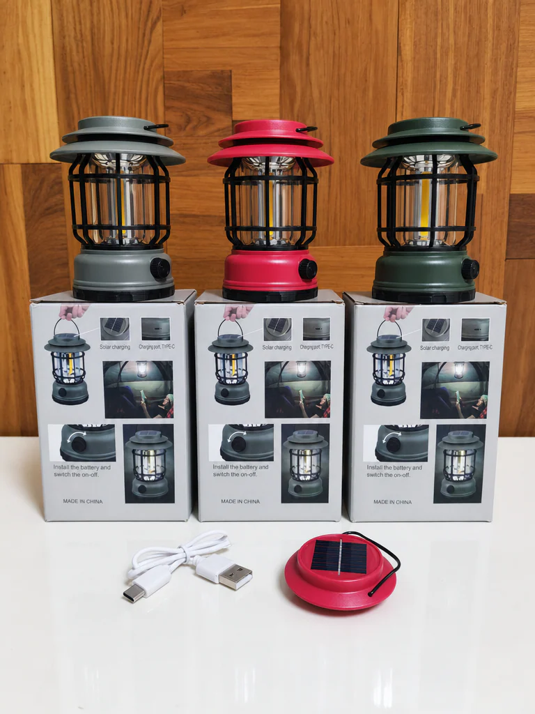 Solar Rechargeable Camping Lamp CL-5800T
