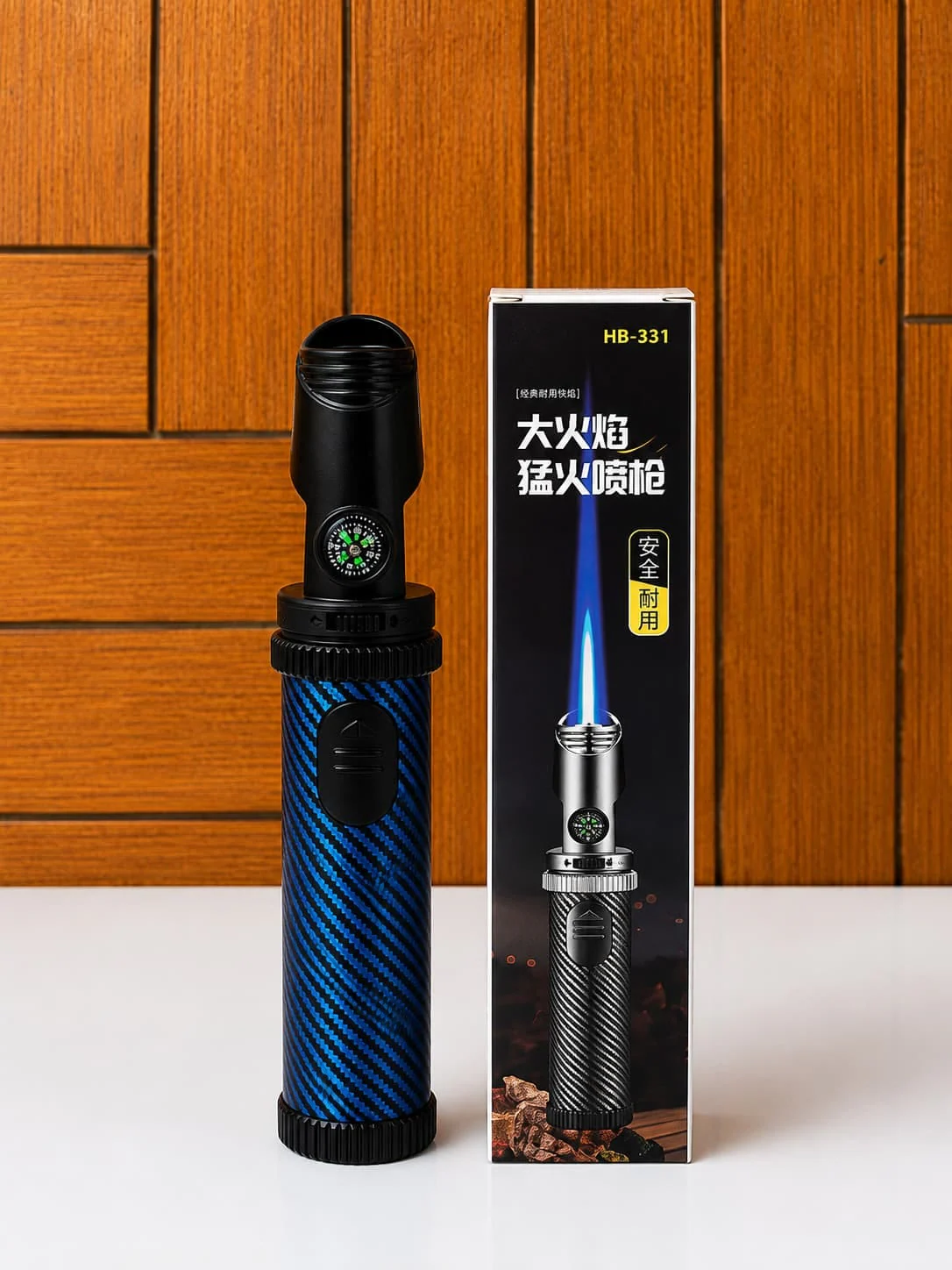 Powerful Jet Lighter With Compass+Bottle Opener HB-331