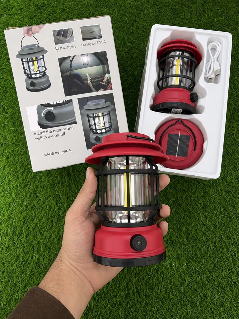 Solar Rechargeable Camping Lamp CL-5800T