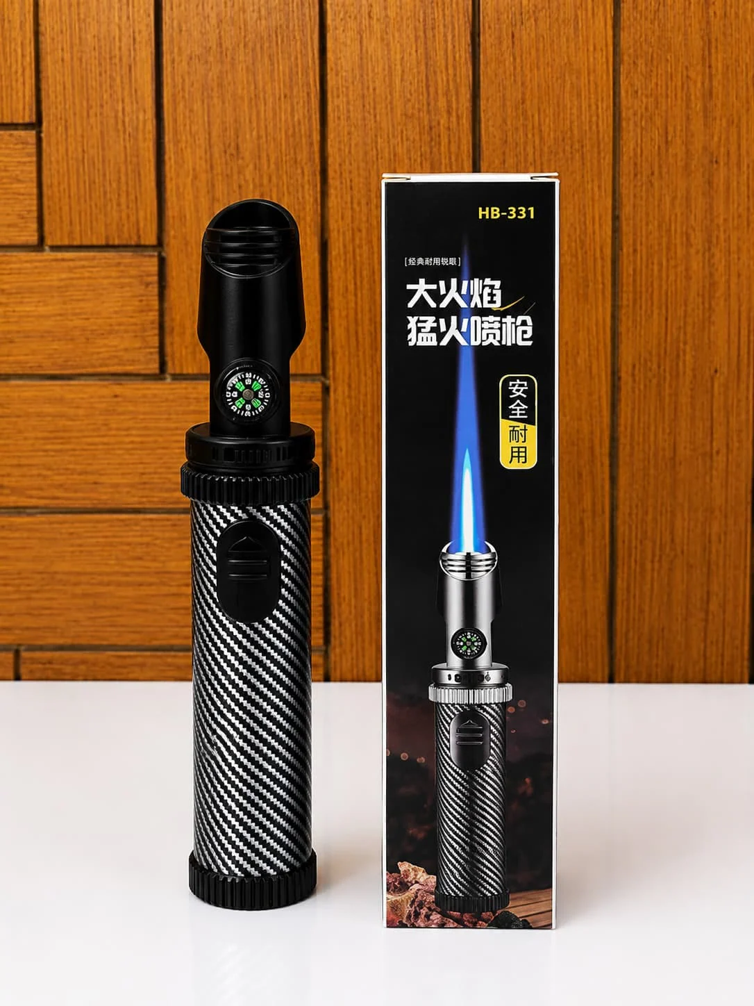 Powerful Jet Lighter With Compass+Bottle Opener HB-331