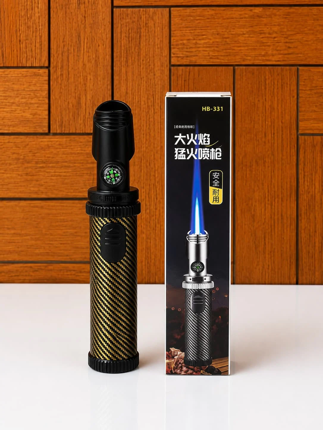 Powerful Jet Lighter With Compass+Bottle Opener HB-331