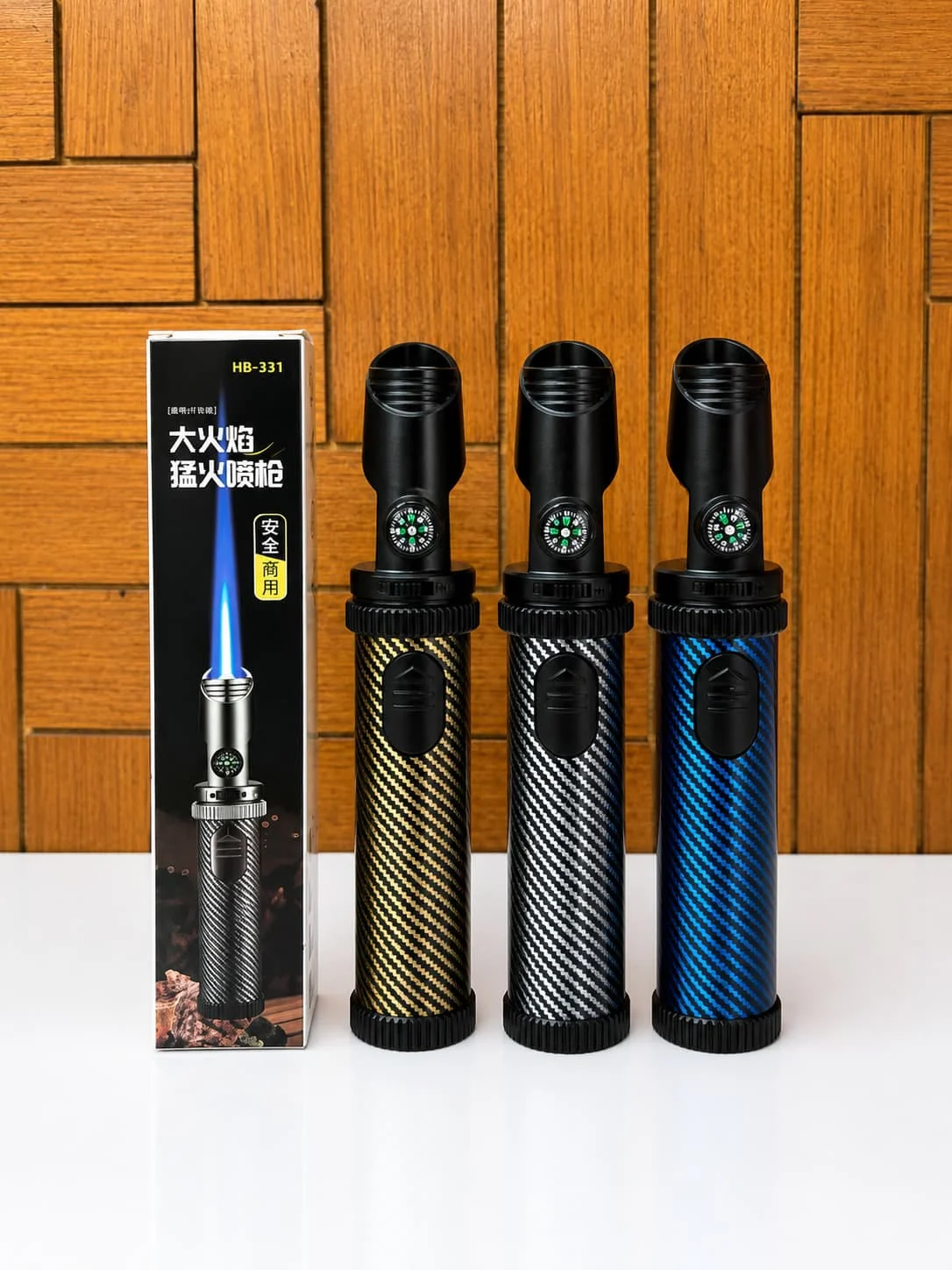 Powerful Jet Lighter With Compass+Bottle Opener HB-331